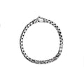 Men's Black Box & Byzantine Chain Bracelet