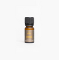 Eucalyptus essential oil bottle with a black cap on a white background